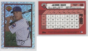 2014 Bowman Platinum 1989 is Back Silver Diamond Refractor Javier Baez #89BIB-JB