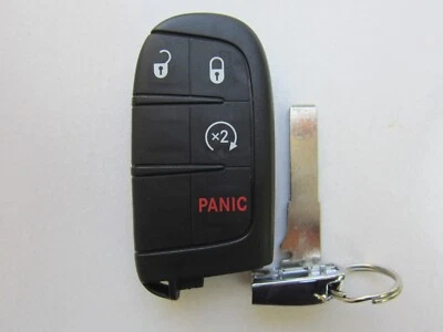 OEM 2015-2022 JEEP RENEGADE LLAVE INTELIGENTE LLAVE REMOTA LLAVERO ALARMA DESBLOQUEADO Foto 1 de 3
