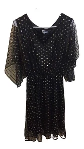 MOLLY BRACKEN Size XS Slip Wired Bustier Beaded Cocktail Dress Black - Picture 1 of 7