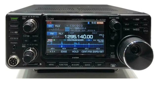 Icom IC-9700 Ricetrasmettitore All Mode 144/430/1200 MHz da Base - Nero