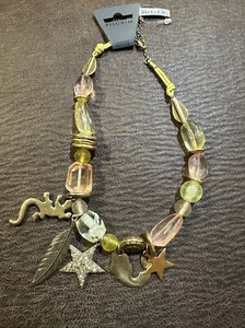 Pilgrim Jewellery Lizard Leaf Star Copper Necklace - Picture 1 of 3