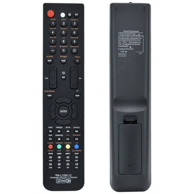 New HUAYU RM-L1098+12 Universal For Sony Samsung LG TCL Sharp TV Remote Control - Image 1 of 4
