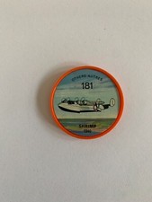 1962 Jell-O History of Aviation Coins #181 Shrimp 1940, RARE & VINTAGE! inv1
