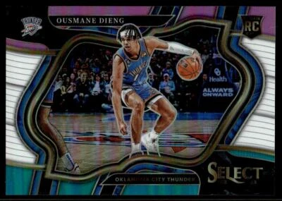 2022-23 Panini Select Prizms Ousmane Dieng 22/49 Oklahoma City Thunder #267 - Image 1 of 2