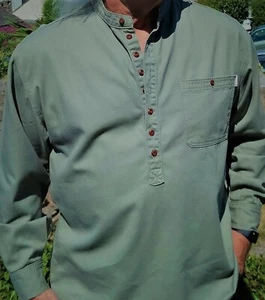 Camicia Nonno Kaboo Trading Design Esclusivo Cotone Forato Fine 7 Col disponibili - Foto 1 di 12