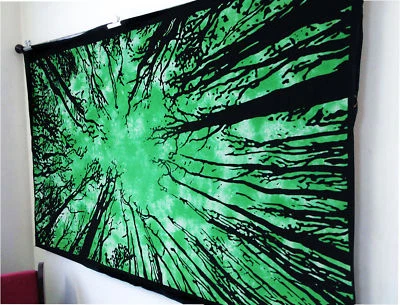 Hippie Twin Tapestry Psychedelic Wall Hanging Bohemian Hippie Throw Decor Art - image 1 of 3