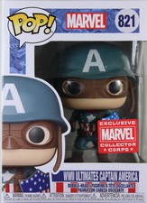Funko POP! Marvel ~ WWII CAPTAIN AMERICA ~ MARVEL COLLECTOR CORPS (#821)