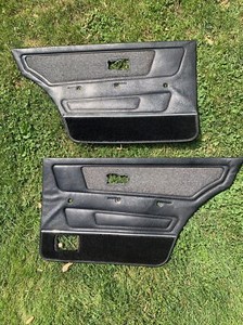 Vw Mk1 - Rear Black Jetta GLI “Caddy” Rabbit Door Cards/panels SHIPS FAST!!