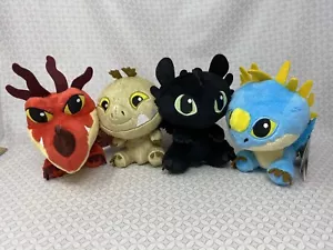 Dreamworks How to Train Your Dragon Mini baby Toothless Set Spin Master Plush - Picture 1 of 13