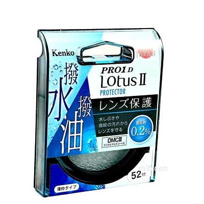 New KENKO PRO1 D LOTUS II Protector Filter 52mm Ultra Anti-Reflection PRO1D - Image 1 of 4