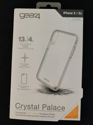 Gear4 Crystal Place Series Case for Apple iPhone X/XS - Clear New - Image 1 of 4