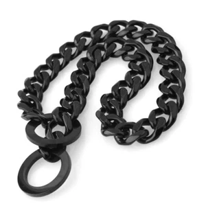 Girocollo Acciaio Inox Catena per Cani Collare Resistente Oro Collare per Cani Lusso - Foto 1 di 6