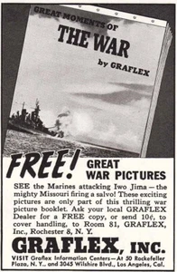 1946 Graflex: The War, Great War Pictures Vintage Print Ad - Picture 1 of 1