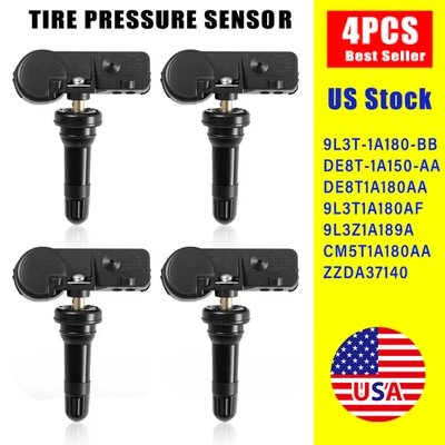 Sensor de presión de neumáticos Motorcraft TPMS-12 9L3Z-1A189-A de 4 piezas para Lincoln MKC 2015 Foto 1 de 4