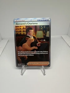 Pokémon Karten Giovanni’s Charisma 204/165 Illustration Rare Pokemon 151 - (NM) - Bild 1 von 2