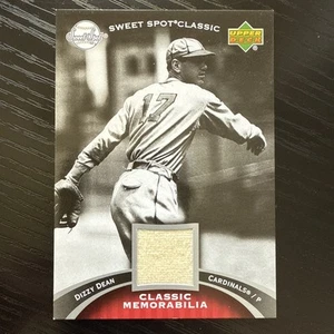 DIZZY DEAN 2007 UD Sweet Spot Classic Memorabilia GU Jersey #CM-DD STL CARDINALS - Picture 1 of 2