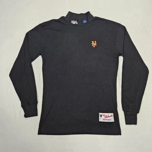 VTG New York Mets World Series Mock Turtleneck Majestic Men's Large MLB BASEBALL - Picture 1 of 8