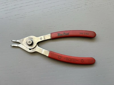 Alicates de anillo a presión con punta recta internos externos Blue Point #PR34A convertibles Foto 1 de 4