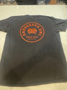 Camiseta Cross Eyed Owl Brewery XL Decatur Al Beer Micro Brew Negra Roja 300 - Imagen 1 de 10