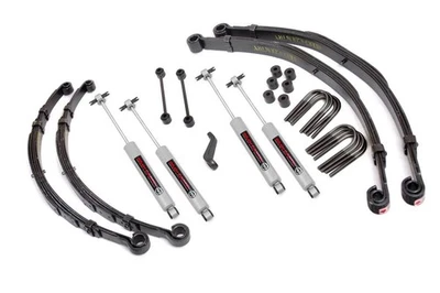 Kit de elevación de suspensión Rough Country de 4" para Jeep CJ7 1982-1986 4x4 - 67530 Foto 1 de 3