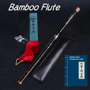 Handmade Bamboo Flute Dizi F Key Shakuhachi Style Traditional Japanese Musical B - Picture 1 of 8
