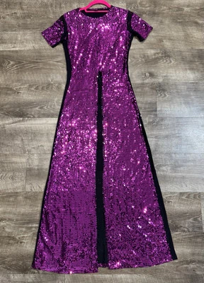 Túnica Little Black Diamond Flotante Sobre Lentejuelas para Mujer Talla Pequeña NUEVA CON ETIQUETAS DIFÍCIL DE ENCONTRAR RARA Foto 1 de 4