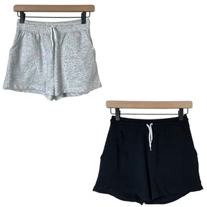 2 Pair Old Navy Large 10-12 Relaxed French Terry Shorts - Picture 1 of 11