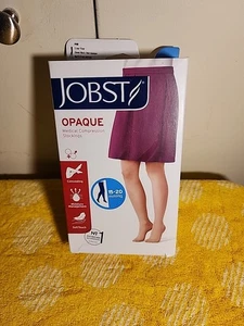 JOBST Women's Opaque Waist High 15-20 mmHg Closed Toe - Picture 1 of 4