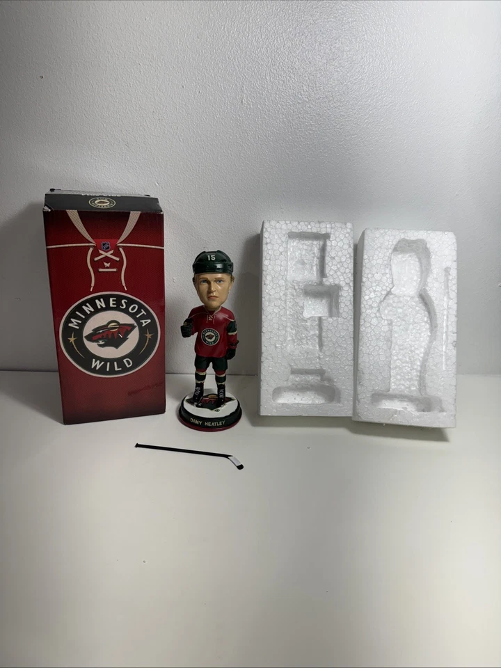 2013-2014 Minnesota Wild Dany Heatley Bobblehead NHL Hockey Coleccionable Nuevo Foto 1 de 4