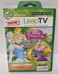 Leap Frog Leap TV Disney Princess Educational Video Game Reading Pre-K 4-7 Years - Picture 1 of 2