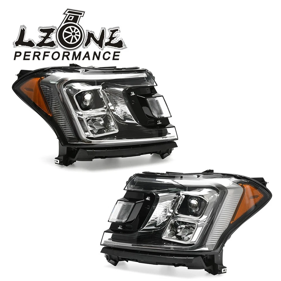 For 2018-2021 Ford Expedition LED Left Right Headlight JL1Z13008J JL1Z13008K - Image 1 of 4