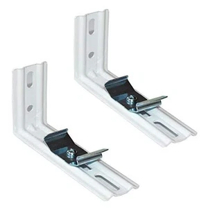 L Bracketpcs" Length White Color for Vertical Blinds with Headrail 5inch 4 - Picture 1 of 8