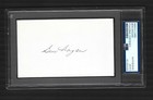 Autographed Ben Hogan signed 3x5 Index Card PSA DNA Slab Golf Auto