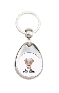 Love Me Mouton Don't eat me - Porte clé en métal image 25mm - Imagen 1 de 4