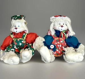 CHRISTMAS AROUND THE WORLD House of Lloyd Hip & Hop Bunny Rabbit Shelf Sitters - Picture 1 of 18