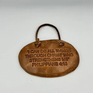 Decorazione da appendere a parete Filippesi 4 13 versetti biblici citazione ispiratrice - Foto 1 di 5