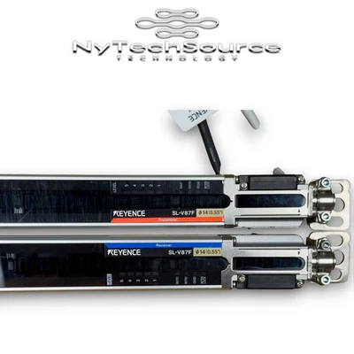 Used Keyence SL-V87F Ver 3 Safety Light Curtain Set - Image 1 of 2