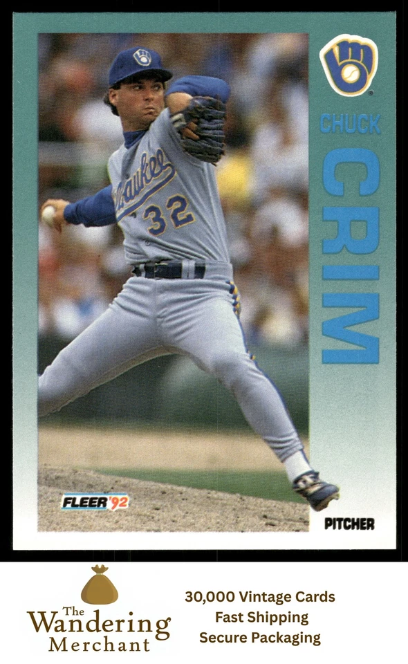 1992 Fleer #175 Chuck Crim - Image 1 of 2