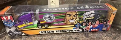 Camión transportador y remolque NASCAR Hotwheels 2004 Justice League Villains Foto 1 de 4