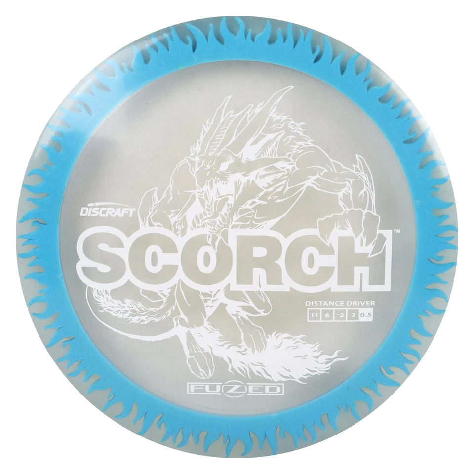 Discraft Disc Golf FuZed Line Scorch with Flame Pattern Distance Driver11/6/-2/2 - Image 1 of 1