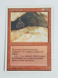 MTG Cave People (Spanish 4th Edition (WB)/Red/U) - BGM - Picture 1 of 2
