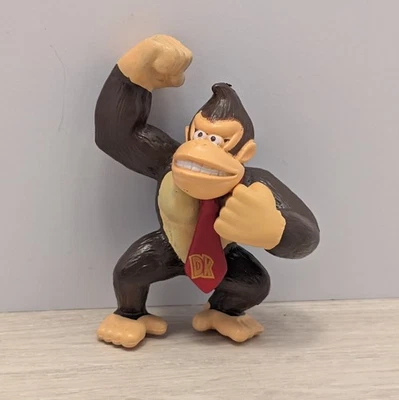 Figura De Colección Donkey Kong Nintendo 3F PVC 2.5" Marrón Oscuro Promo Juguete Super Mario Foto 1 de 4