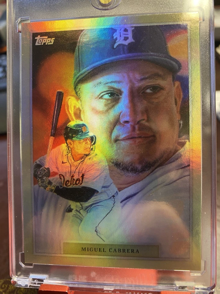 2023 Topps Game within the Game #7 Miguel Cabrera Parallel 1/1  Gold Foil! - Image 1 of 4