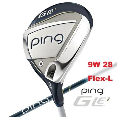 New Women's Ping Gle3 9W 28 Fairway Wood RH / ULT 250J(L) Golf JP - Image 1 of 4