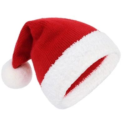 Sombrero de Papá Noel para Bebé y Niños 0-8 Años - Peluche Suave Navidad Elfo Bebé Navidad Sombrero,... Foto 1 de 4