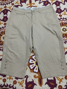 Lee beige bequeme Taille Capri Größe 16W - Bild 1 von 7