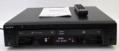 Sony RCD-W500C CD Changer and Recorder with Remote Deck B Works, Read! - Image 1 of 4
