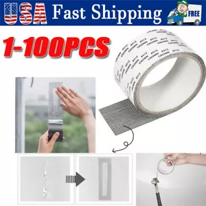 Bildschirm Flicken Reparatur Set Fenster Reparatur Band Fiberglas Abdeckung Netz Werkzeug 5*200cm - Bild 1 von 9