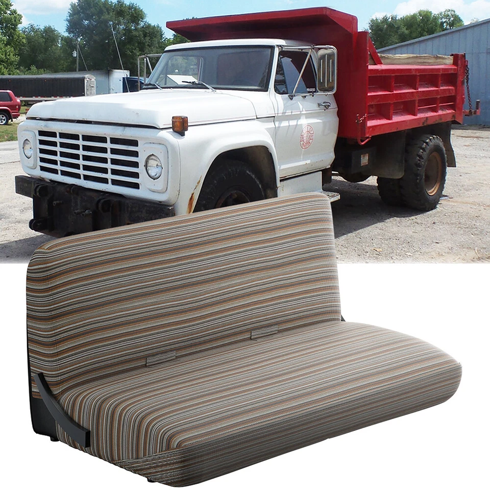 Cubiertas de asientos de banco manta sillín coche camioneta tamaño completo para Ford F-600 F-700 F-800 Foto 1 de 4