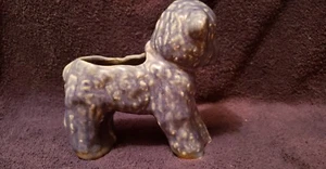Vintage Cameron Clay Products blue baby lamb planter Baby Shower - Picture 1 of 4